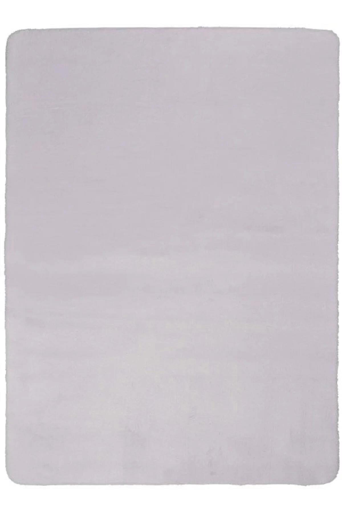 Gümüşsuyu Soft 15314 Gri Polyester Yıkanabilir Dikdörtgen Makine Dokuma Yatak Odası Halısı 120x180 cm