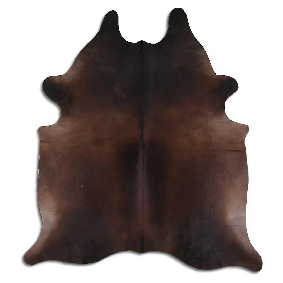 Fiesta Leather Art 66065 Krem 51 mm Deri Toz Tutmaz Yıkanabilir İnce Kaymaz Deri Taban Oval Makine Dokuma Salon Halısı 200x500 cm