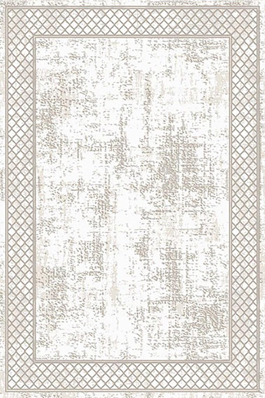 Kreasyon Halı Bamboo Touch 1364 Vizon 8 mm Akrilik Antialerjenik Yıkanabilir İnce Kaymaz Pamuk Taban Dikdörtgen Makine Dokuma Salon Halısı 80x150 cm