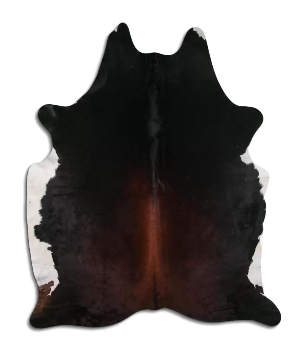 Fiesta Leather Art 99753 Krem 51 mm Deri Toz Tutmaz Yıkanabilir İnce Kaymaz Deri Taban Oval Makine Dokuma Salon Halısı 120x250 cm