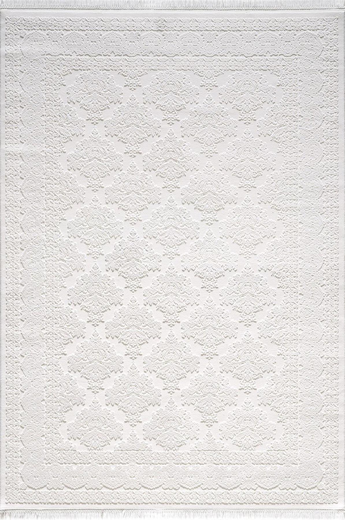 Artemis Halı Vanessa 06151C Krem 0.8 mm Akrilik Yıkanabilir İnce Kaymaz Jüt Taban Dikdörtgen Makine Dokuma Salon Halısı 120x200 cm