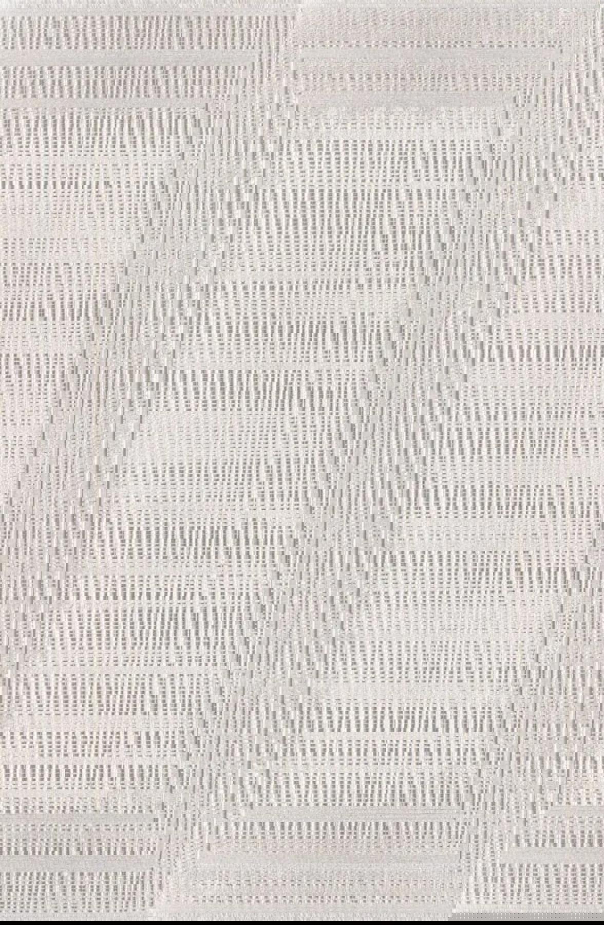 Pierre Cardin Maxwell MK02A Bej-Krem 0.8 mm Akrilik Yumuşak Yıkanabilir İnce Kaymaz Dikdörtgen Makine Dokuma Salon Halısı 80x140 cm