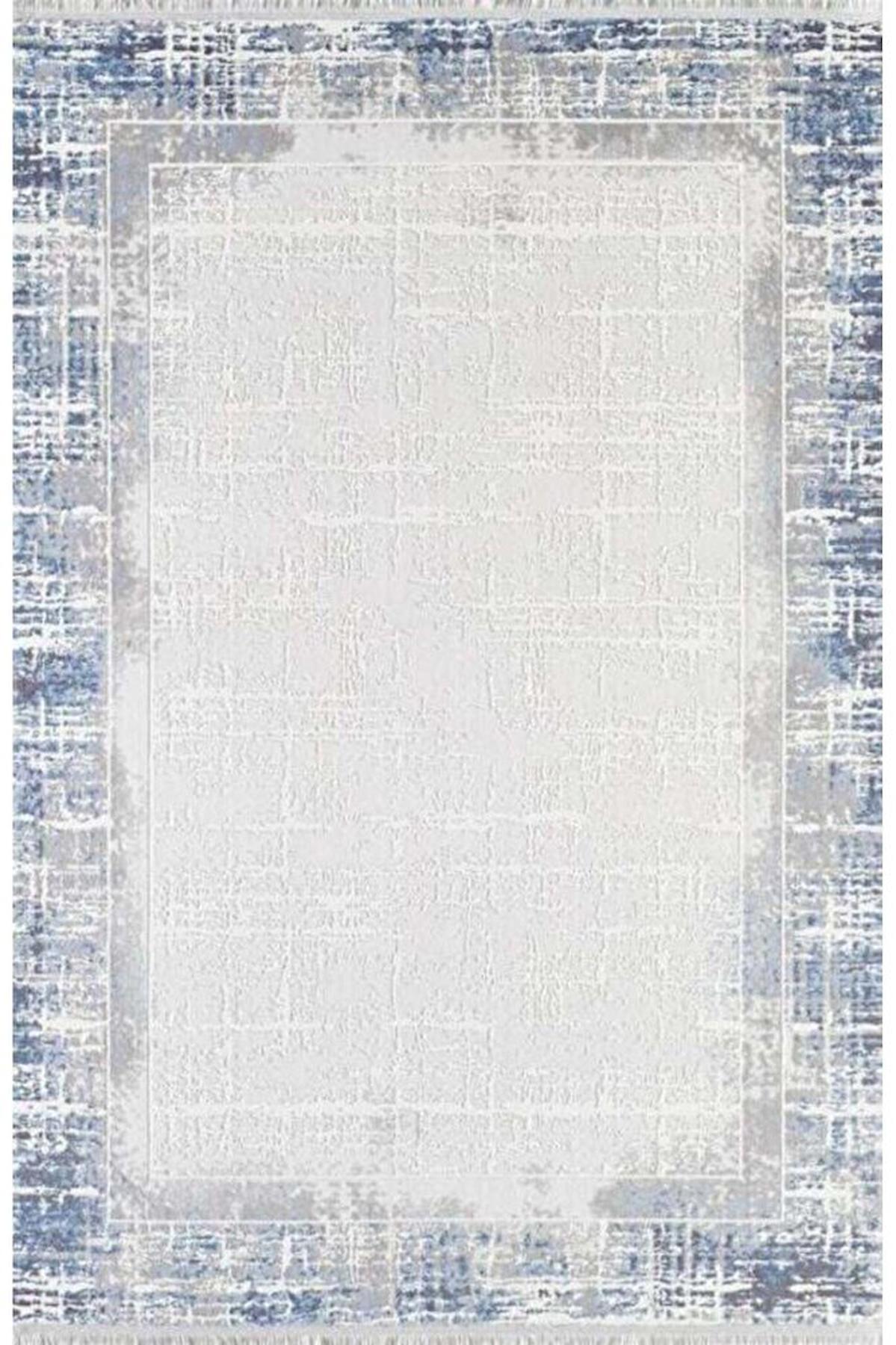 Gümüşsuyu Viera 11607 Çok Renkli 6 mm Pamuk Toz Tutmaz Yıkanabilir İnce Kaymaz Dikdörtgen Makine Dokuma Salon Halısı 156x230 cm