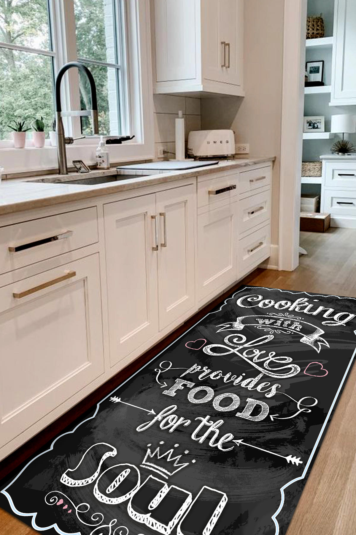 İlyaki Home Gerards Krem 0.5 mm Pamuk Antibakteriyel Yıkanabilir Kaymaz Dikdörtgen Makine Dokuma Salon Halısı 200x290 cm