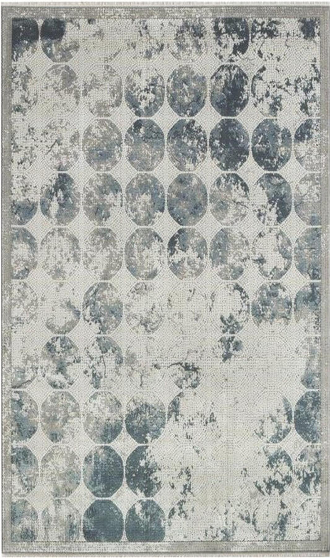 Artemis Halı Luke 0842A Gri Akrilik Yıkanabilir İnce Kaymaz Jüt Taban Dikdörtgen Makine Dokuma Salon Halısı 160x230 cm