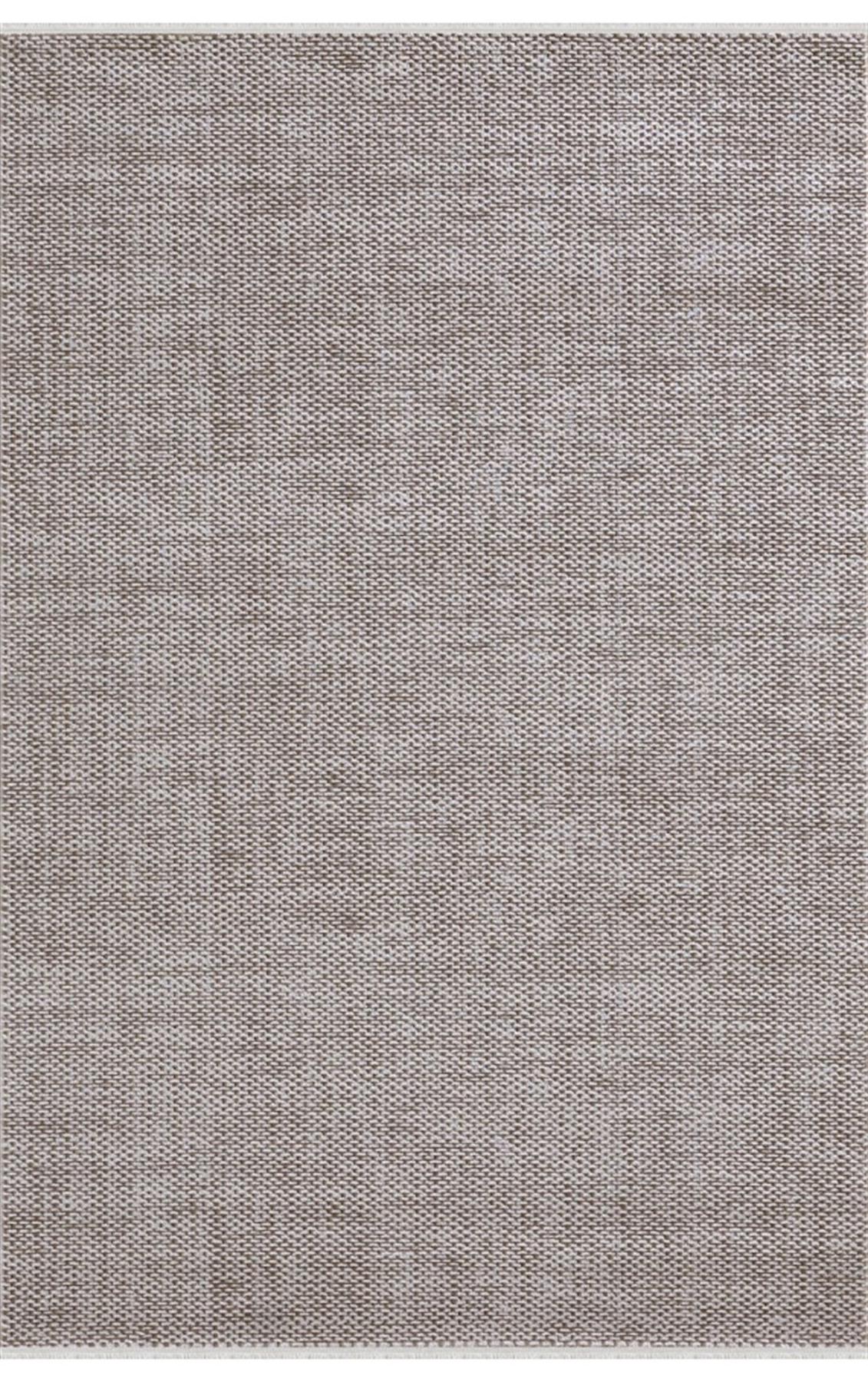 Dinarsu Hayal 34939 Kahverengi 10 mm Akrilik Silinebilir Yıkanabilir Orta Kaymaz Dikdörtgen Makine Dokuma Salon Halısı 120x180 cm