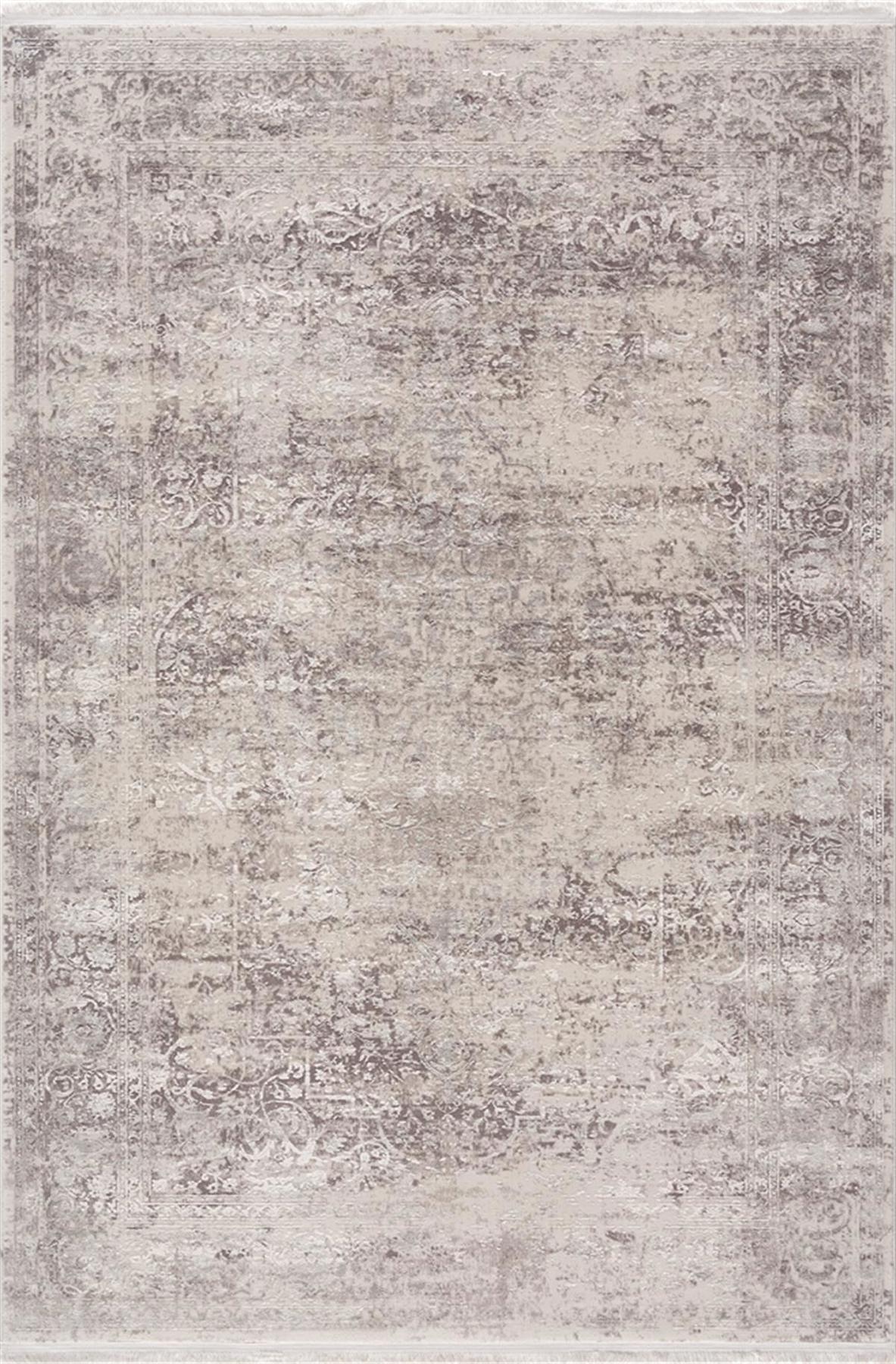 Sanat Halı Doku 1201 Çok Renkli 8 mm Viskon Antibakteriyel Yıkanabilir Kalın Kaymaz Lateks Taban Dikdörtgen Makine Dokuma Salon Halısı 120x180 cm
