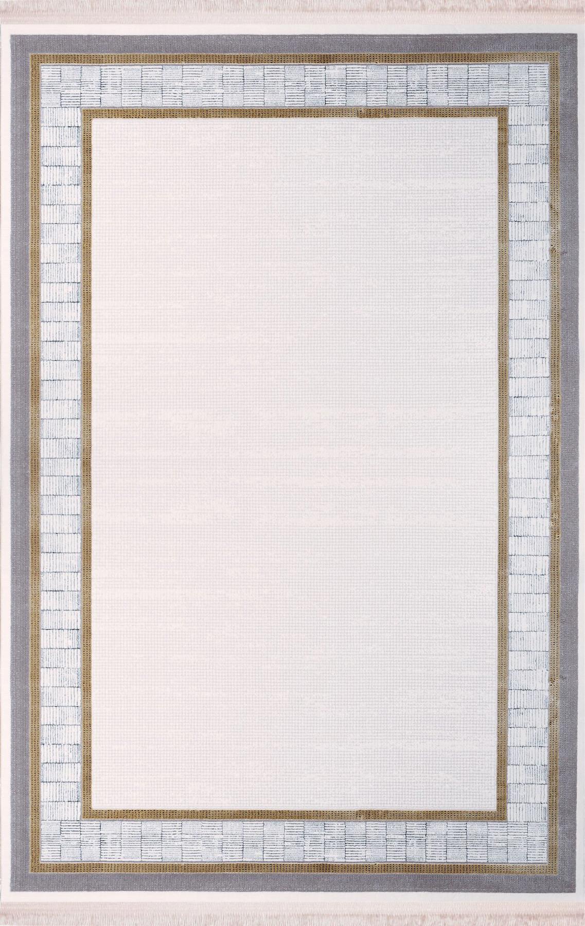 Nexus 5430 Çok Renkli 6 mm Akrilik Yıkanabilir İnce Dikdörtgen Makine Dokuma Salon Halısı 120x120 cm