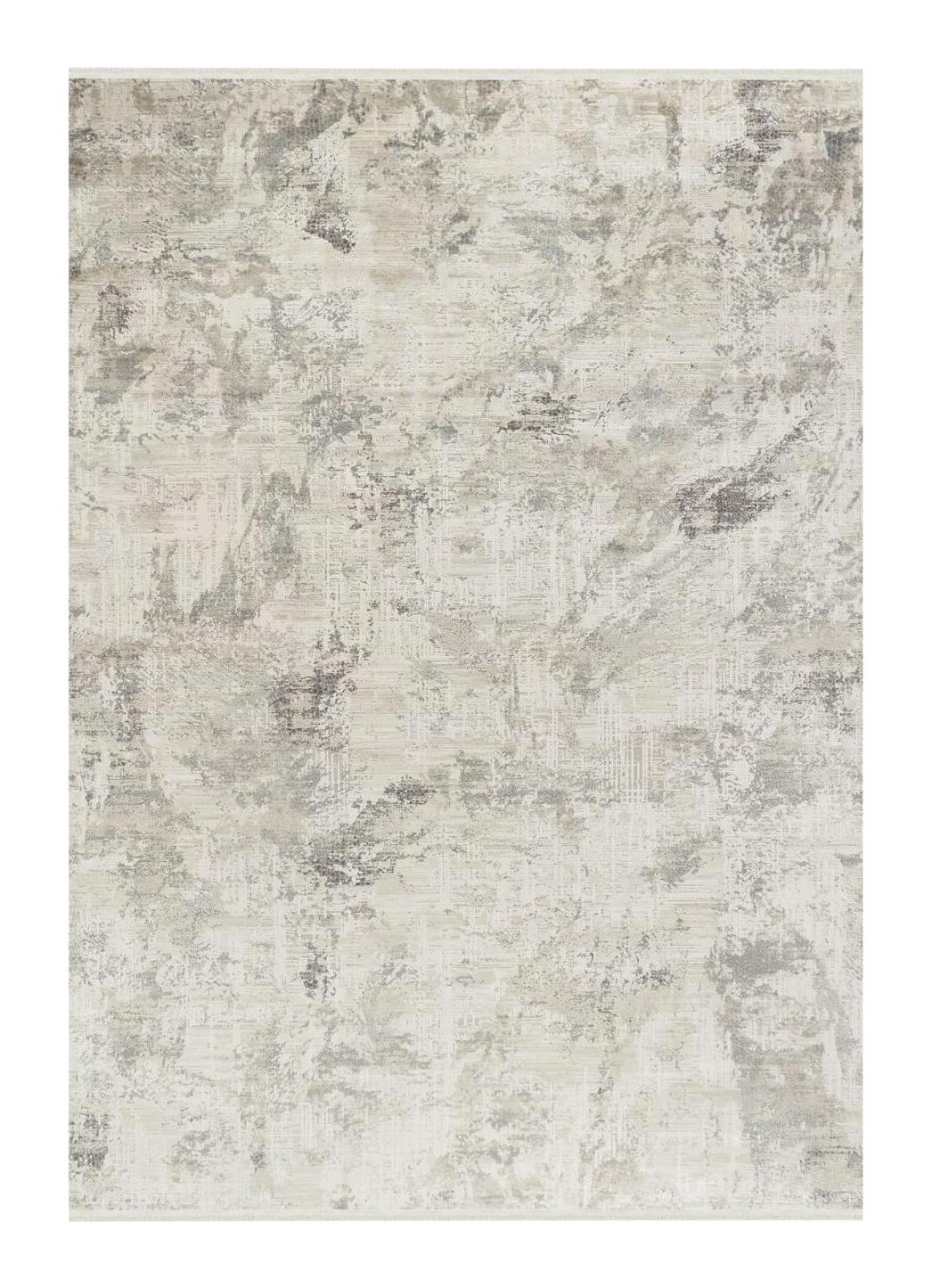 Apex Aura 2851 Çok Renkli Viskon Yıkanabilir İnce Kaymaz Jüt Taban Dikdörtgen Makine Dokuma Salon Halısı 180x280 cm