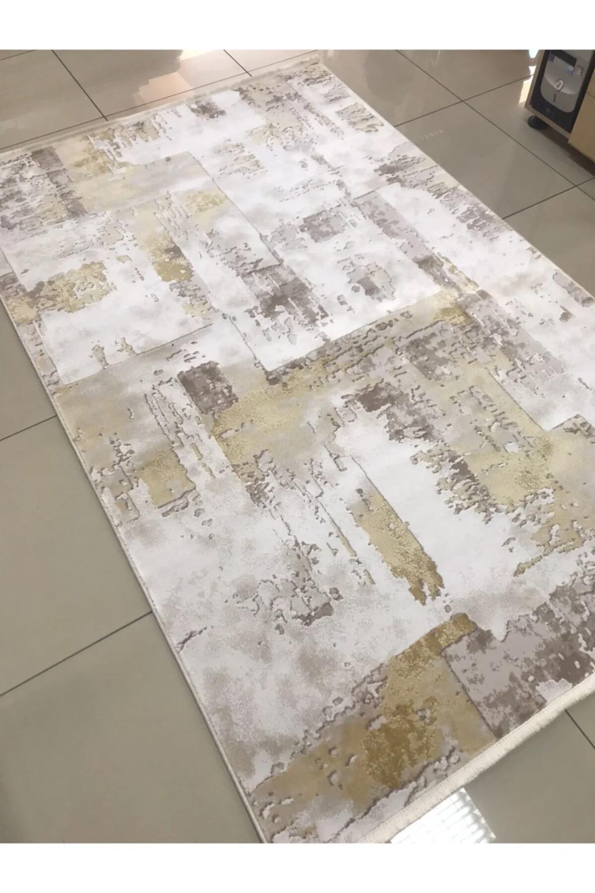 Padişah Sümela 34935 Çok Renkli 10 mm Akrilik İnce Kaymaz Makine Dokuma Salon Halısı 80x300 cm