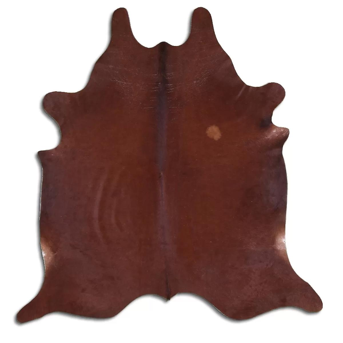 Fiesta Leather Art 57357 Çok Renkli 51 mm Deri Toz Tutmaz Yıkanabilir İnce Kaymaz Deri Taban Oval Makine Dokuma Salon Halısı 140x400 cm