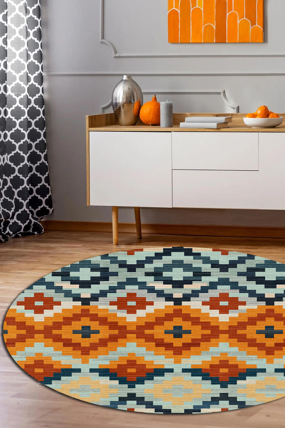 Aida Home Zirton Krem 0.5 mm Pamuk Antialerjenik Yıkanabilir İnce Kaymaz Dikdörtgen Makine Dokuma Yatak Odası Halısı 80x300 cm