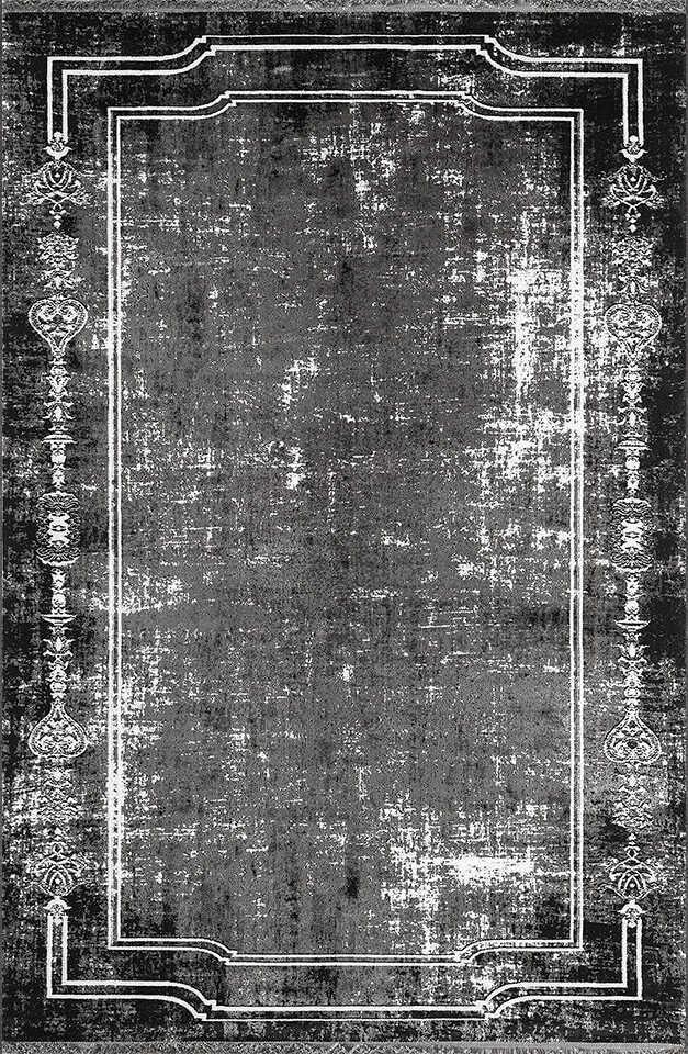 Pierre Cardin Monet MT37B Çok Renkli 10 mm Viskon Antibakteriyel Yıkanabilir İnce Kaymaz Dikdörtgen Makine Dokuma Salon Halısı 100x400 cm