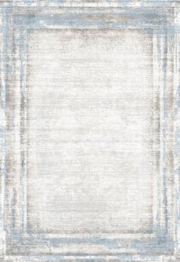 Elexsus Ascension 3329 Bej - Mavi 8 mm Viskon Silinebilir Yıkanabilir Orta Kaymaz Dikdörtgen Makine Dokuma Oturma Odası-Salon Halısı 100x150 cm
