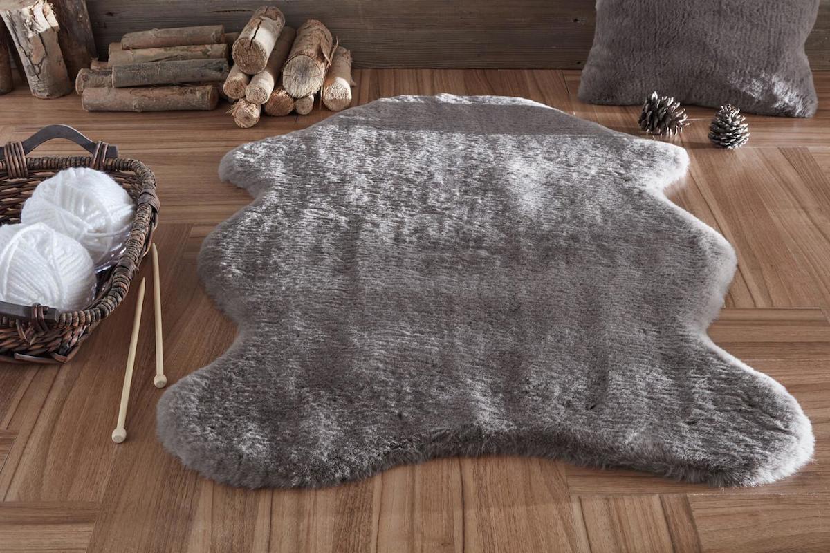 Jassrug Krem 35 mm Polyester Yıkanabilir Kalın Kaymaz Taban Makine Dokuma Halı 200x290 cm