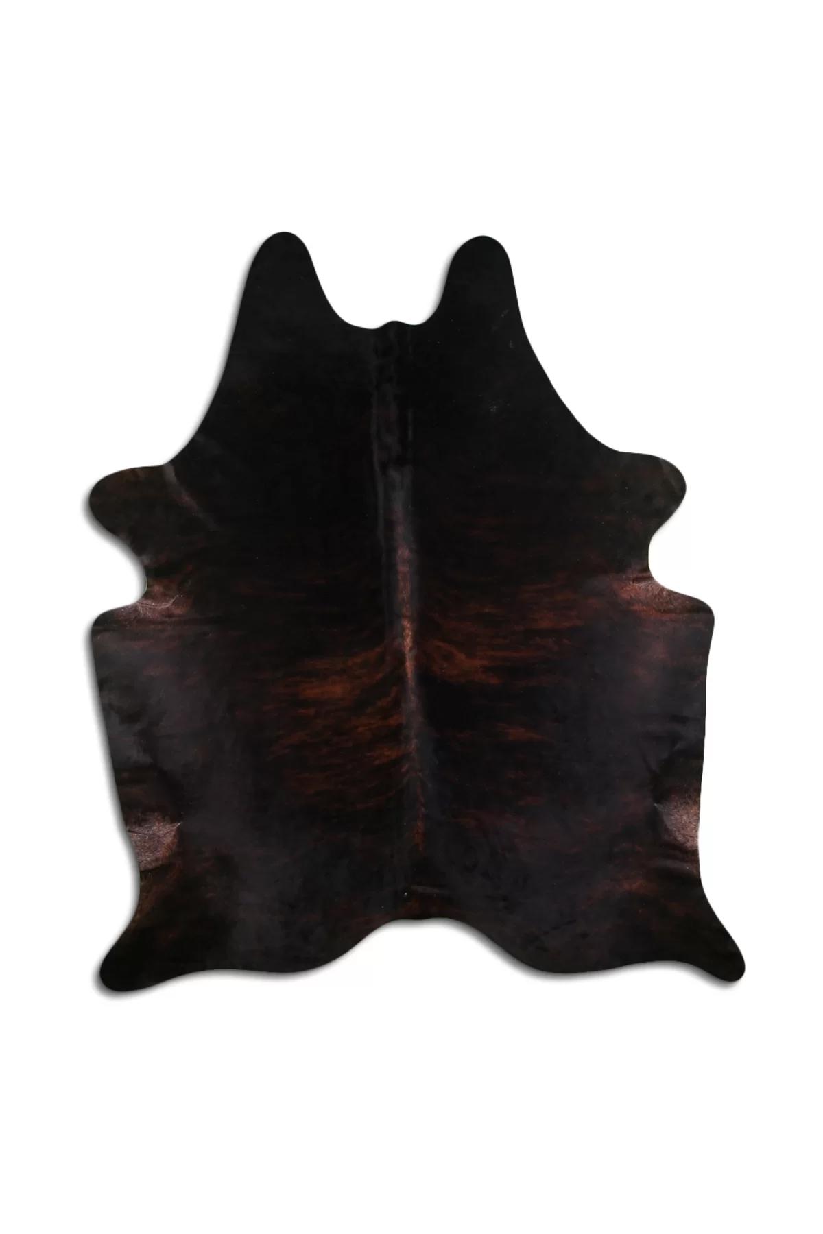 Fiesta Leather Art 102630 Çok Renkli 51 mm Deri Toz Tutmaz Yıkanabilir İnce Kaymaz Deri Taban Oval Makine Dokuma Salon Halısı 120x250 cm