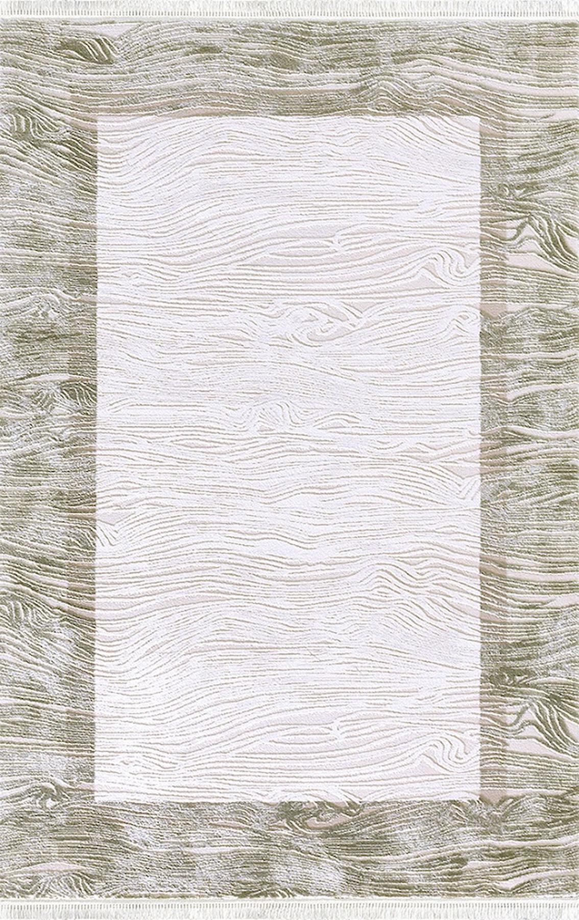 Merinos Valeri VA008 Krem 12 mm Antibakteriyel Yıkanabilir Kalın Kaymaz Dikdörtgen Makine Dokuma Salon Halısı 100x200 cm