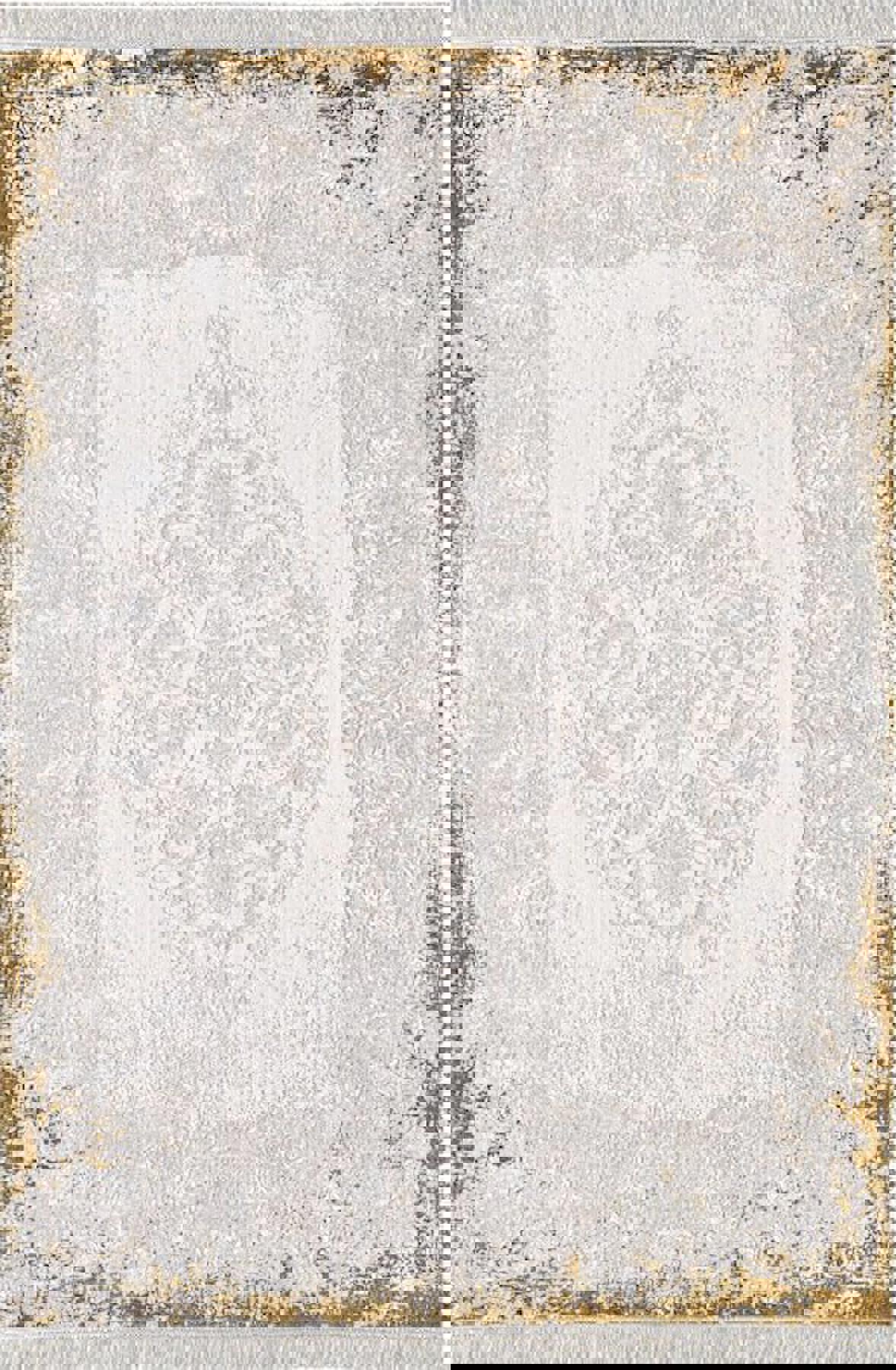 Pierre Cardin Voila ZQ01A Krem 0.8 mm Akrilik Yumuşak Yıkanabilir İnce Kaymaz Dikdörtgen Makine Dokuma Salon Halısı 180x280 cm