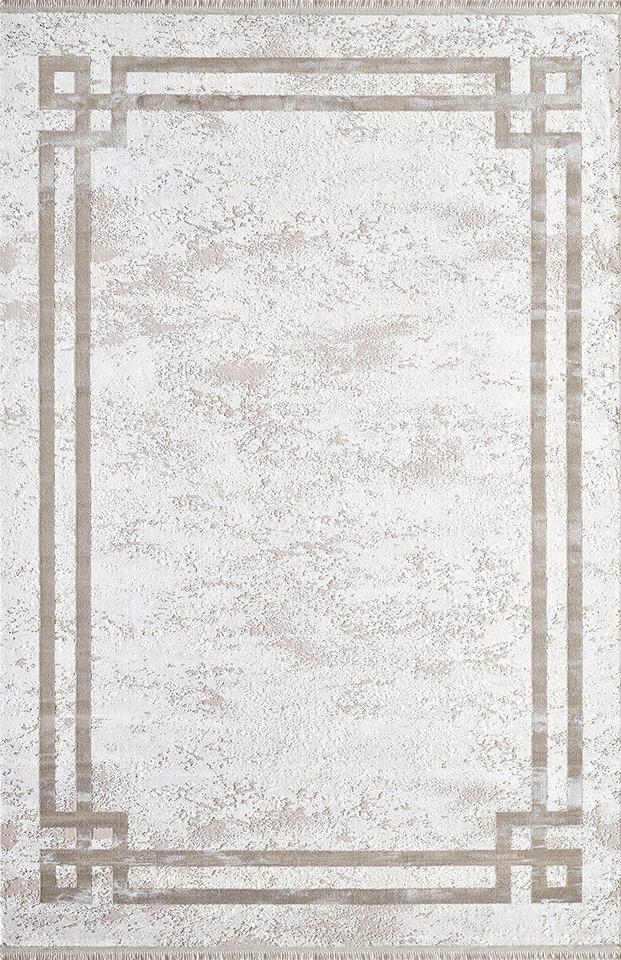 Pierre Cardin Monet MT18L Çok Renkli 10 mm Viskon Antibakteriyel Yıkanabilir İnce Kaymaz Dikdörtgen Makine Dokuma Salon Halısı 160x230 cm