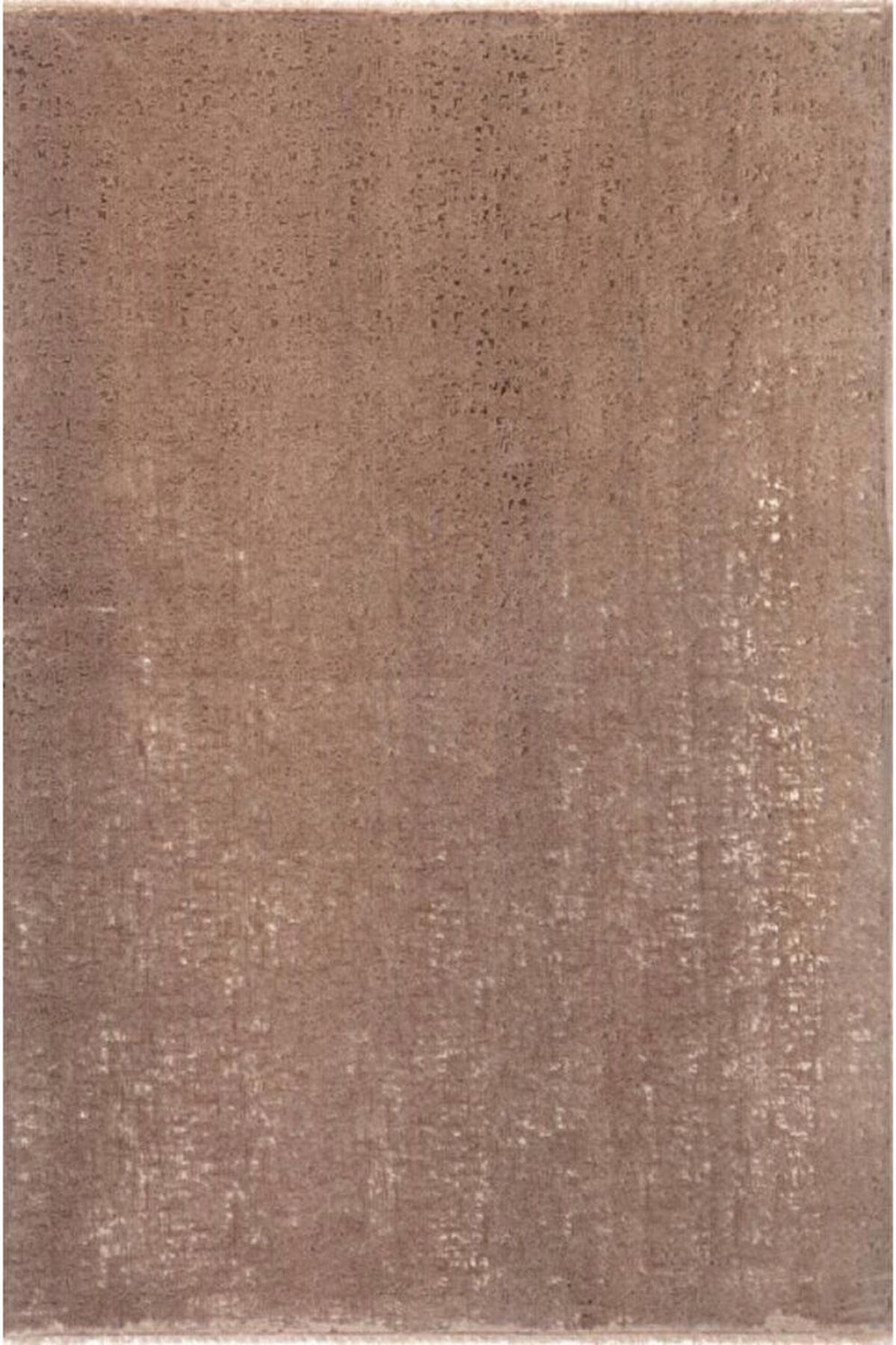 Gümüşsuyu Diamond 11791 Vizon 6 mm Pamuk Toz Tutmaz Yıkanabilir İnce Kaymaz Dikdörtgen Makine Dokuma Salon Halısı 160x230 cm