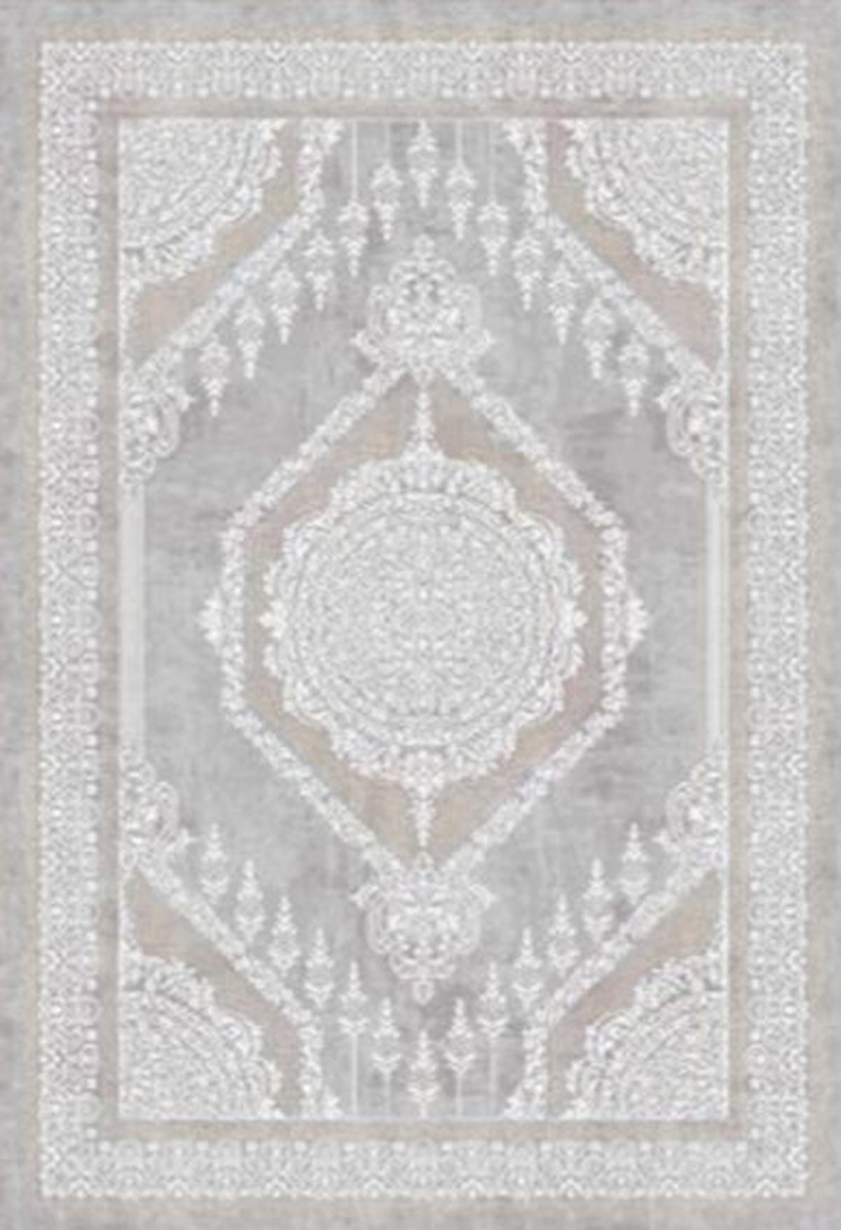 Liparis Halı 0802A Gri 0.8 mm Akrilik Yumuşak Yıkanabilir İnce Kaymaz Dikdörtgen Makine Dokuma Salon Halısı 80x300 cm