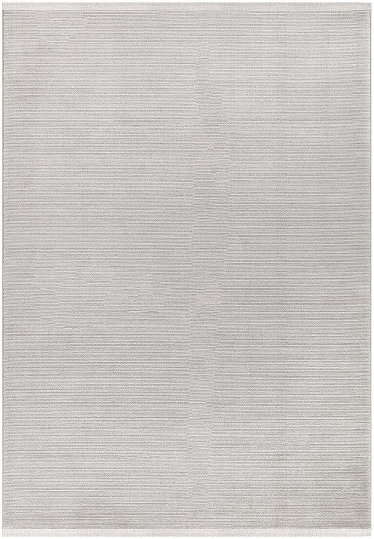 İpek Home Gaspara 14771 Gri 10 mm Akrilik Yıkanabilir Orta Kaymaz Pamuk Taban Dikdörtgen Makine Dokuma Antre-Çocuk Odası-Salon-Yatak Odası Halısı 80x150 cm