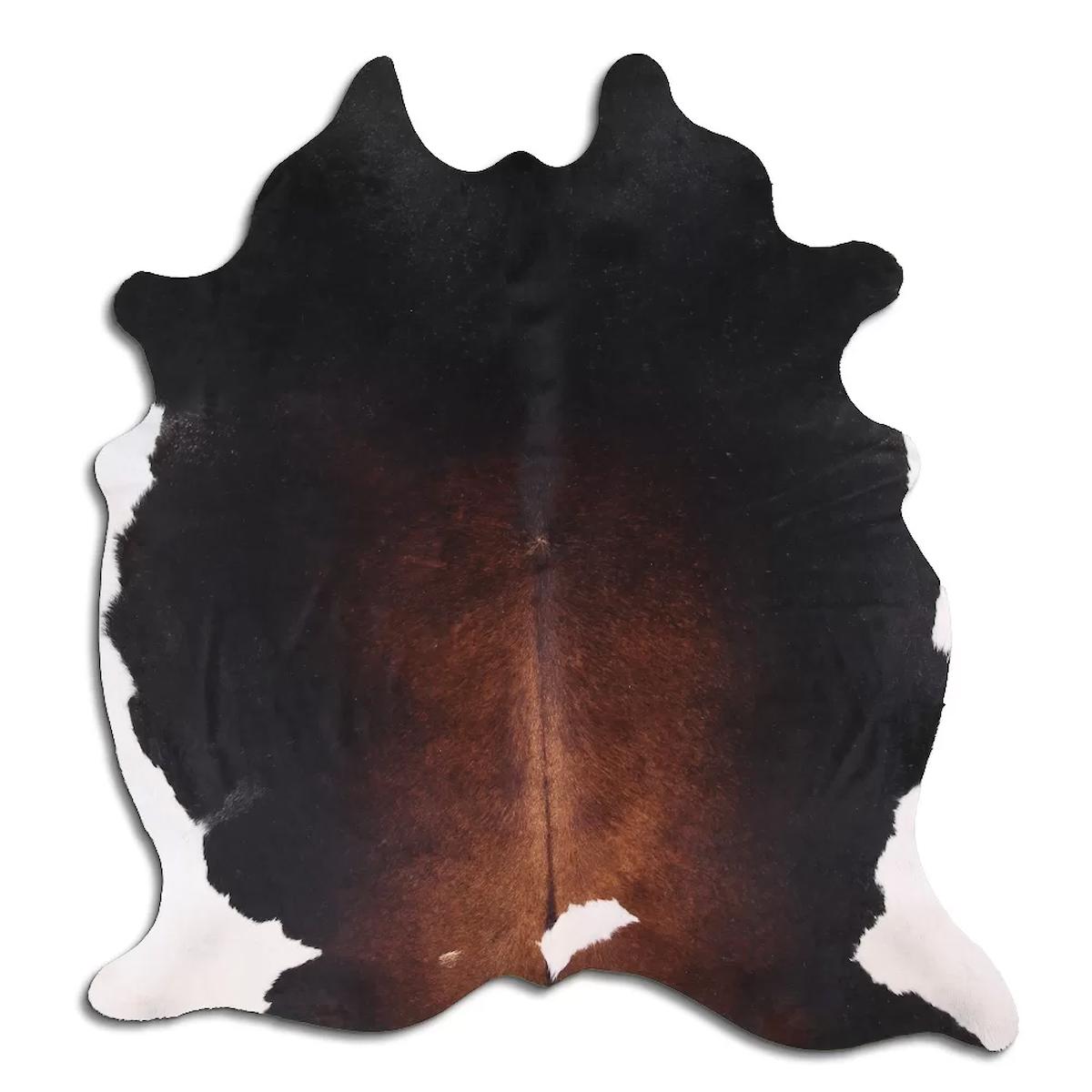 Fiesta Leather Art 34597 Krem 51 mm Deri Toz Tutmaz Yıkanabilir İnce Kaymaz Deri Taban Oval Makine Dokuma Salon Halısı 180x180 cm