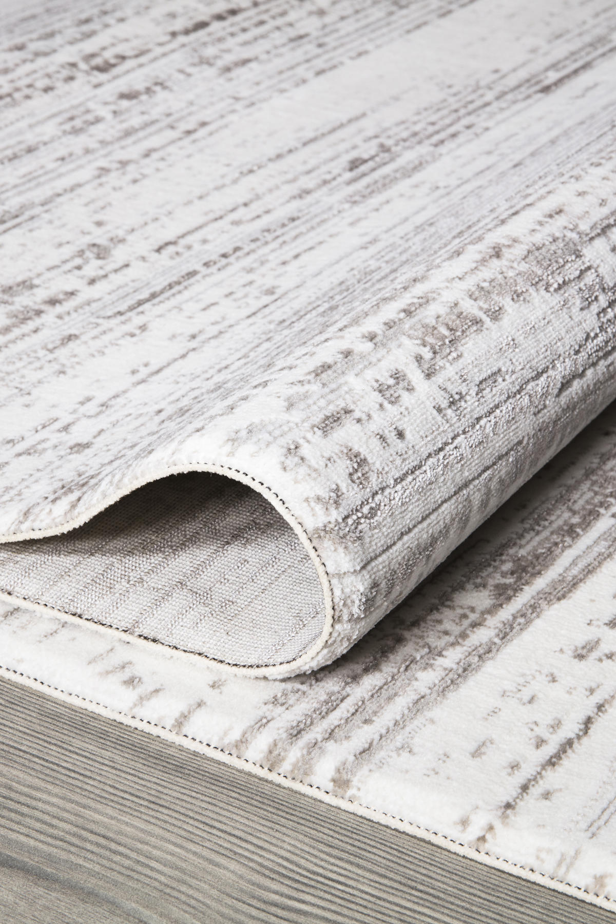 İpek Mekik Halı Gordion Antrasit 7 mm Polyester Antialerjenik-Antistatik Yıkanabilir Orta Kaymaz Pamuk Taban Dikdörtgen Makine Dokuma Antre-Çocuk Odası-Salon-Yatak Odası Halısı 160x230 cm