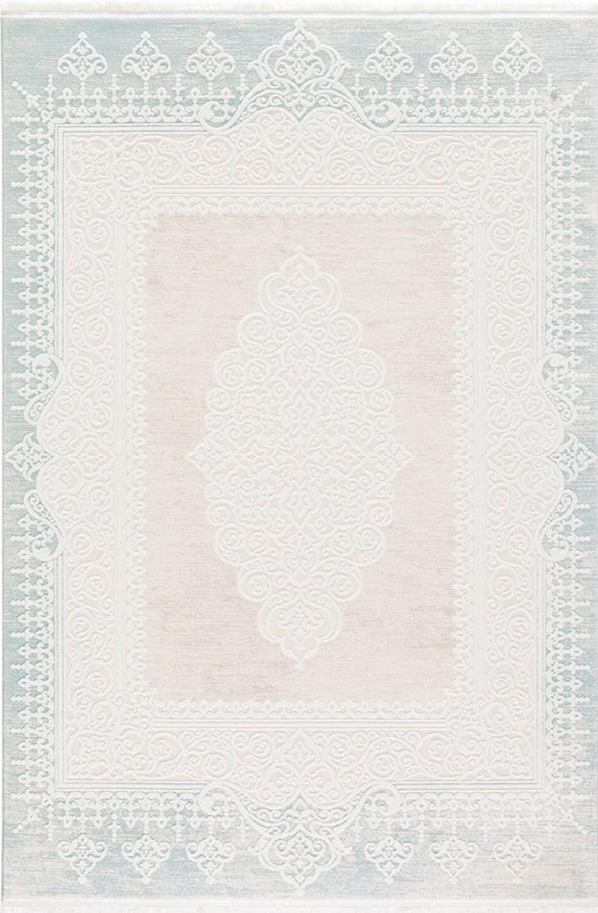 Artemis Halı Murano 1352C Çok Renkli 0.8 mm Akrilik Yıkanabilir İnce Kaymaz Jüt Taban Dikdörtgen Makine Dokuma Salon Halısı 120x200 cm