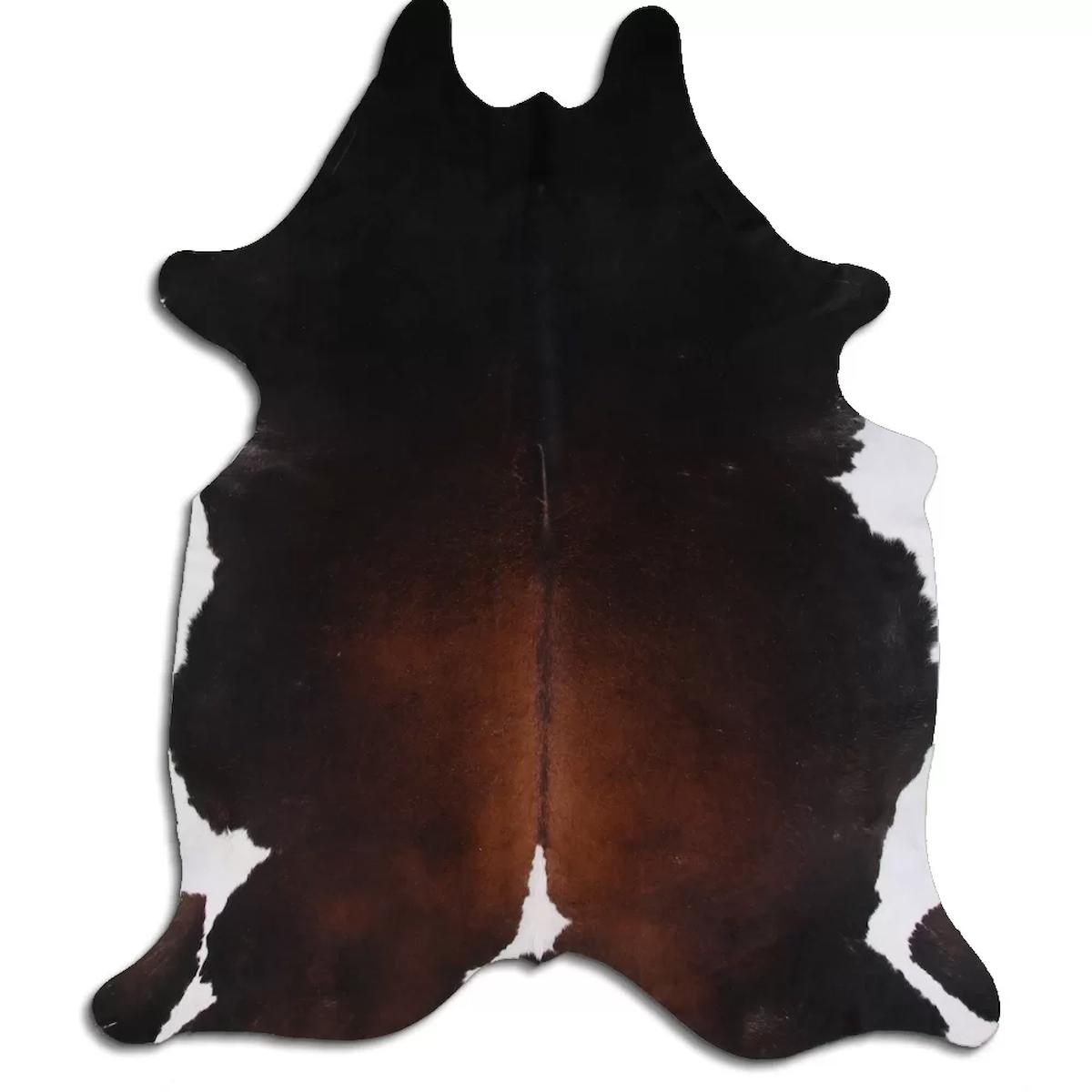 Fiesta Leather Art 66842 Krem 51 mm Deri Toz Tutmaz Yıkanabilir İnce Kaymaz Deri Taban Oval Makine Dokuma Salon Halısı 100x300 cm