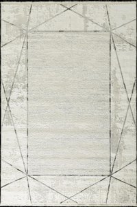 Tuğra Halı Mabeyn 12901 Gri 12 mm Polyester Silinebilir Yıkanabilir Orta Dikdörtgen Makine Dokuma Salon Halısı 80x120 cm