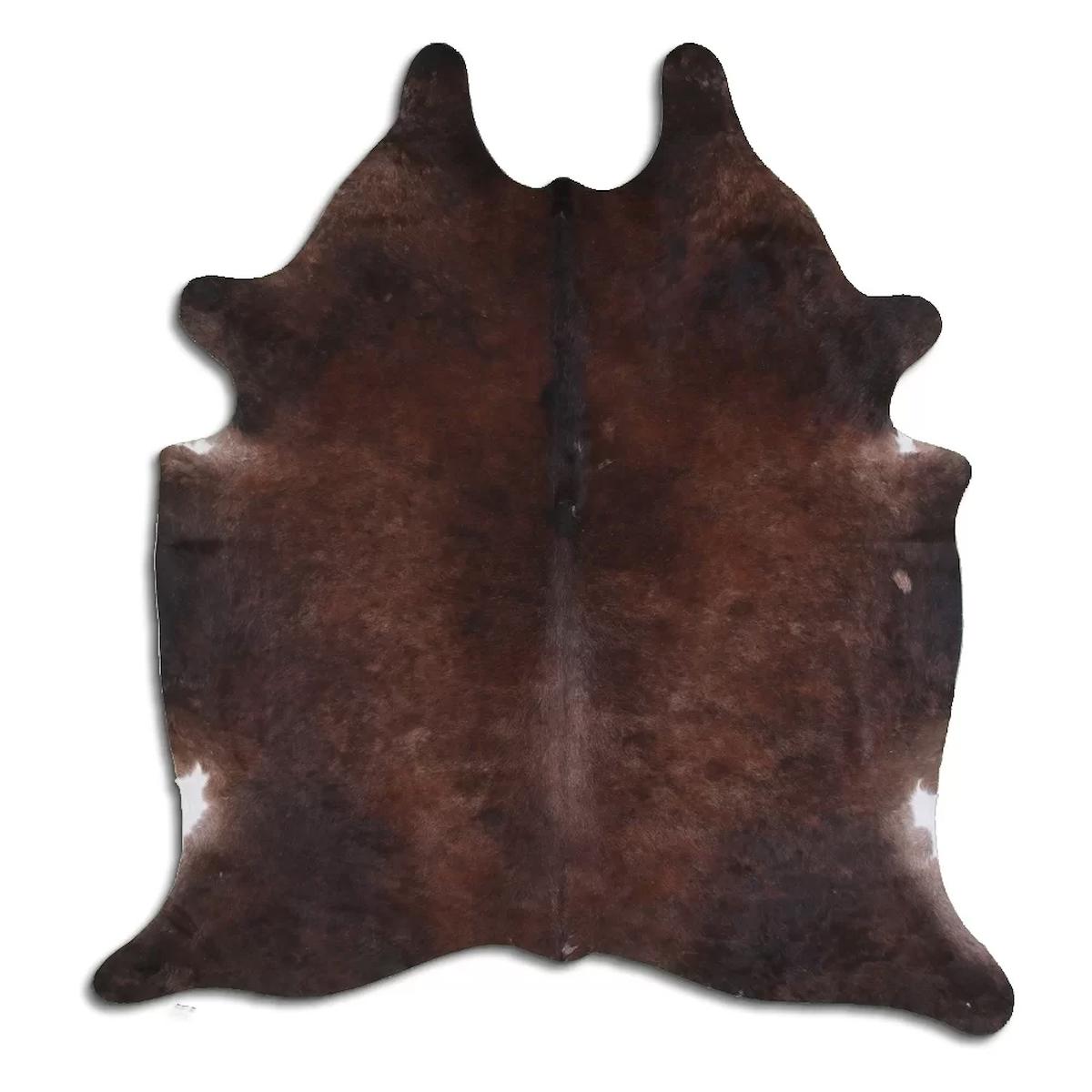 Fiesta Leather Art 60311 Çok Renkli 51 mm Deri Toz Tutmaz Yıkanabilir İnce Kaymaz Deri Taban Oval Makine Dokuma Salon Halısı 140x200 cm