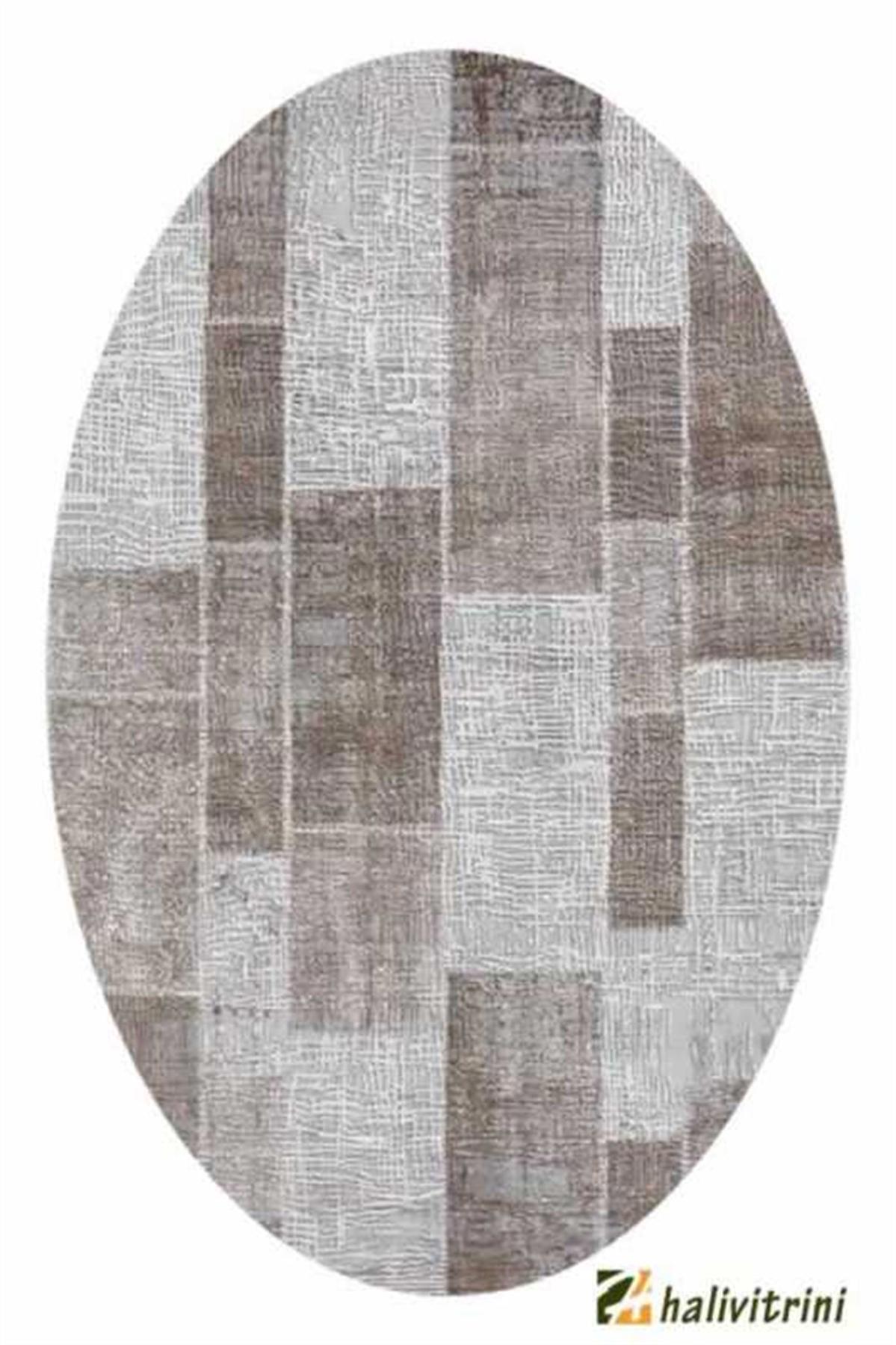 Merinos Therapy 19124 Vizon 12 mm Akrilik Yıkanabilir Kalın Kaymaz Dikdörtgen Makine Dokuma Salon Halısı 80x500 cm