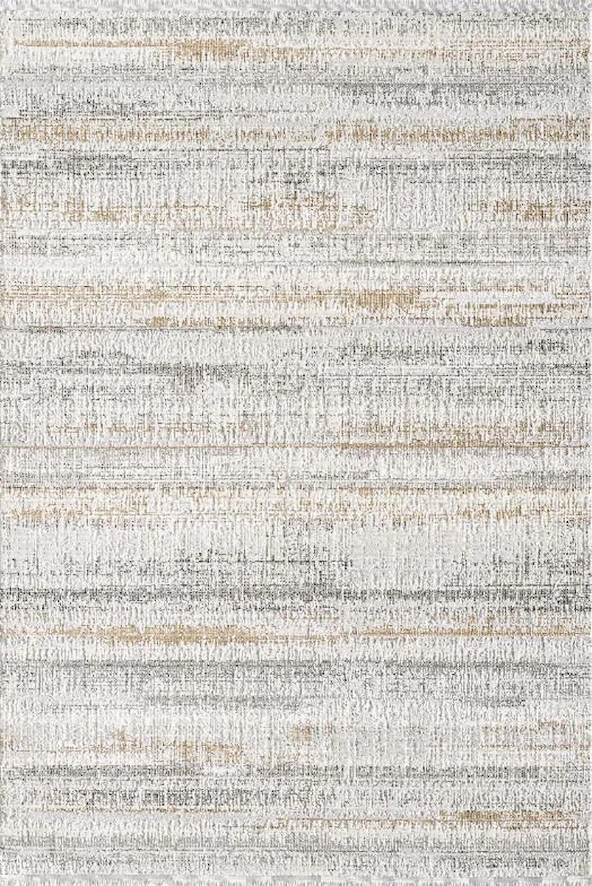 Atlas Halı Sevenday VV05D Bej-Kahverengi 0.6 mm Akrilik Yıkanabilir İnce Kaymaz Jüt Taban Dikdörtgen Makine Dokuma Salon Halısı 80x120 cm