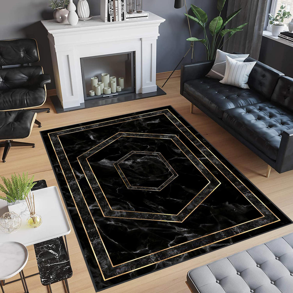 Rovigo Home RVG0735 Çok Renkli 8 mm Polyester Antibakteriyel-Leke Tutmaz-Toz Tutmaz Yıkanabilir İnce Kaymaz Dot Taban Dikdörtgen Makine Dokuma Salon Halısı 160x230 cm