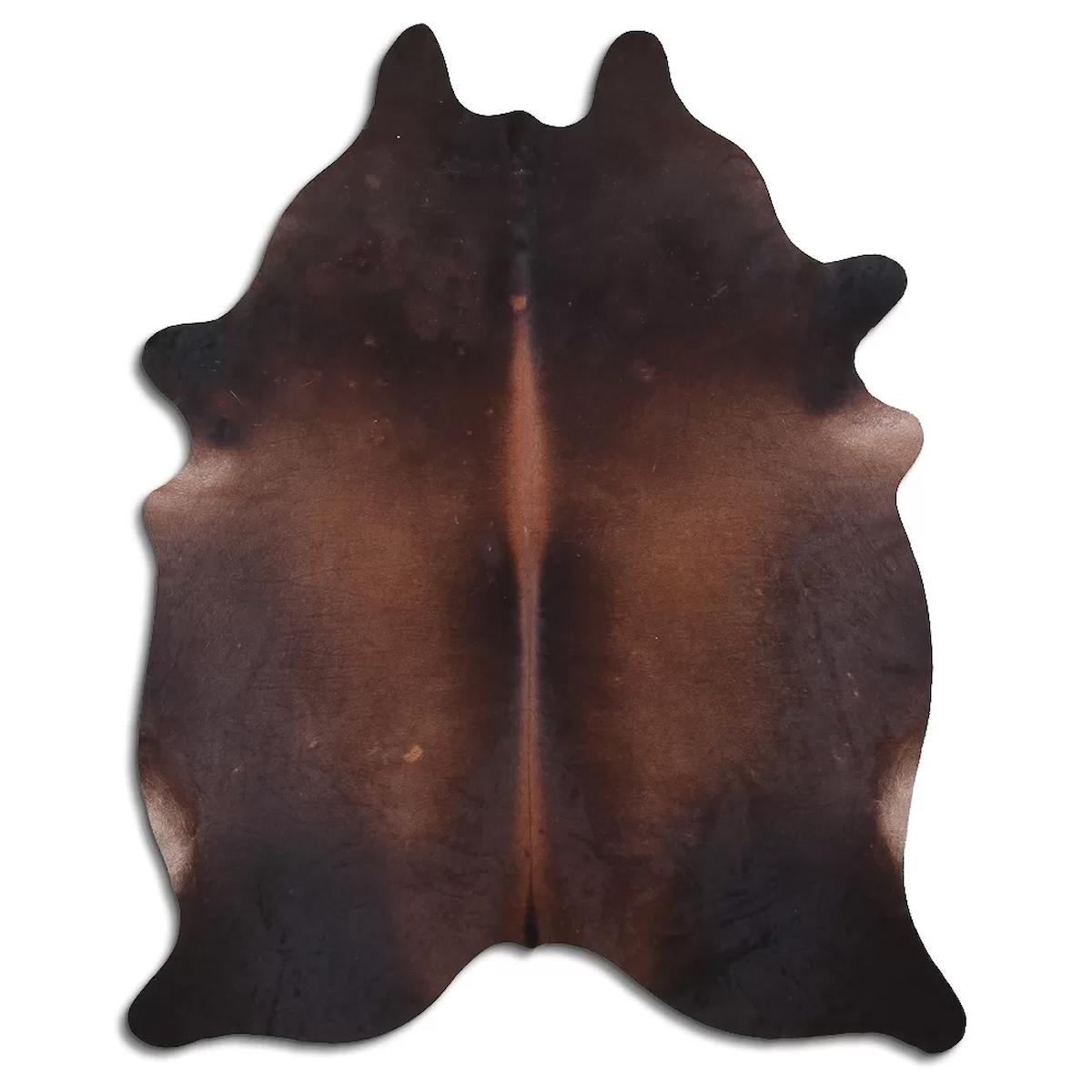 Fiesta Leather Art 35049 Çok Renkli 51 mm Deri Toz Tutmaz Yıkanabilir İnce Kaymaz Deri Taban Oval Makine Dokuma Salon Halısı 100x200 cm