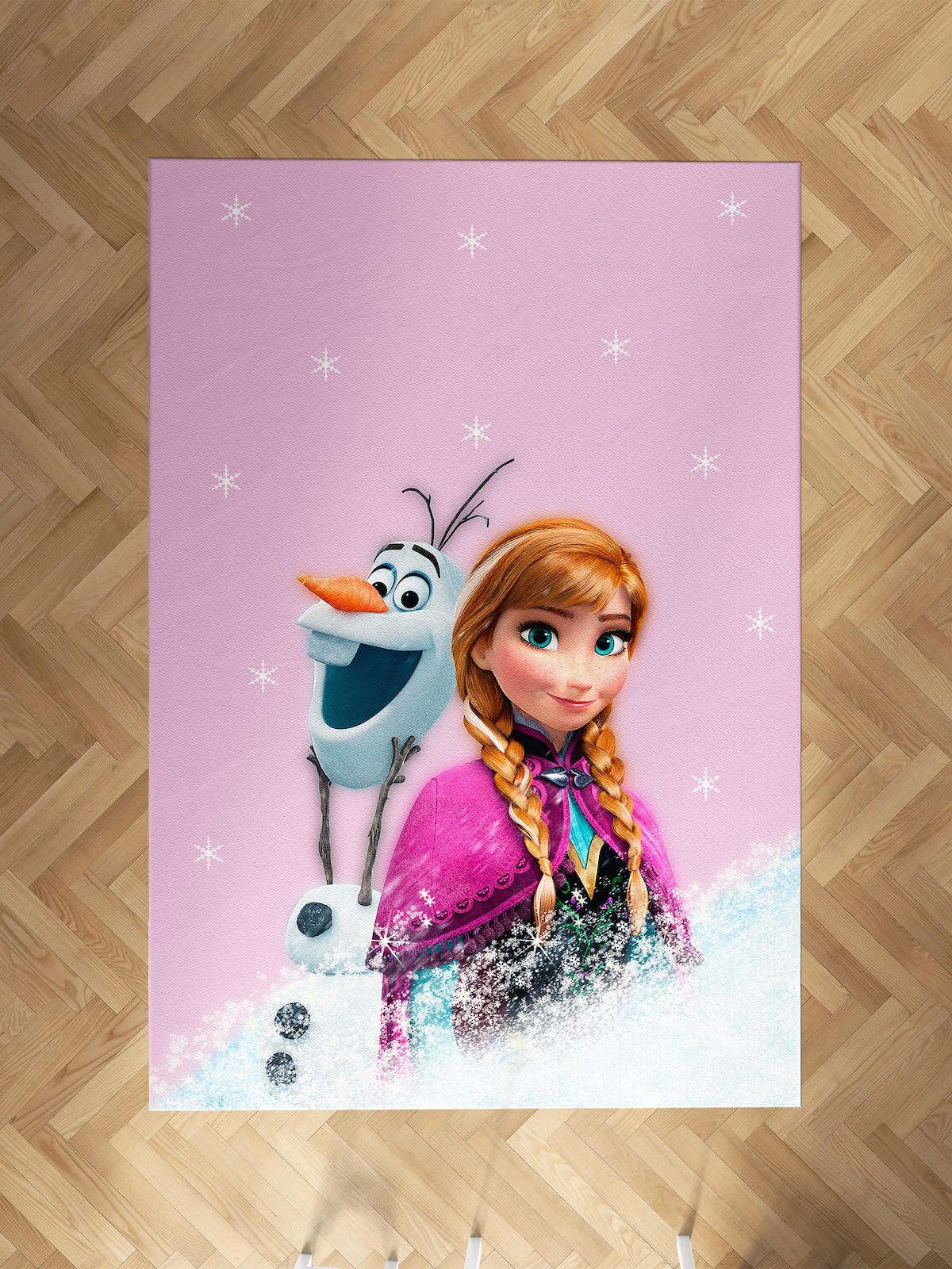Mekta Home Frozen Krem 10 mm Antibakteriyel Yıkanabilir İnce Kaymaz Dot Taban Dikdörtgen Makine Dokuma Çocuk Odası Halısı 100x350 cm