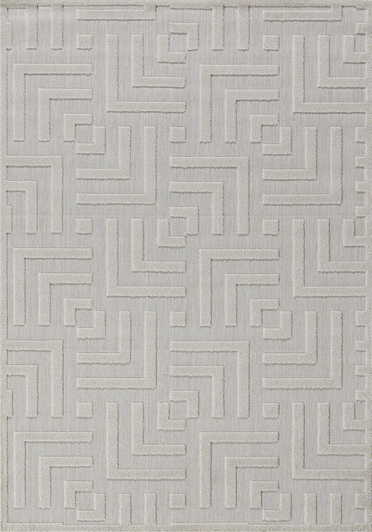 Dinarsu Grace 54100 Krem 5 mm Pamuk Silinebilir Yıkanabilir İnce Kaymaz Dikdörtgen Makine Dokuma Salon Halısı 100x300 cm