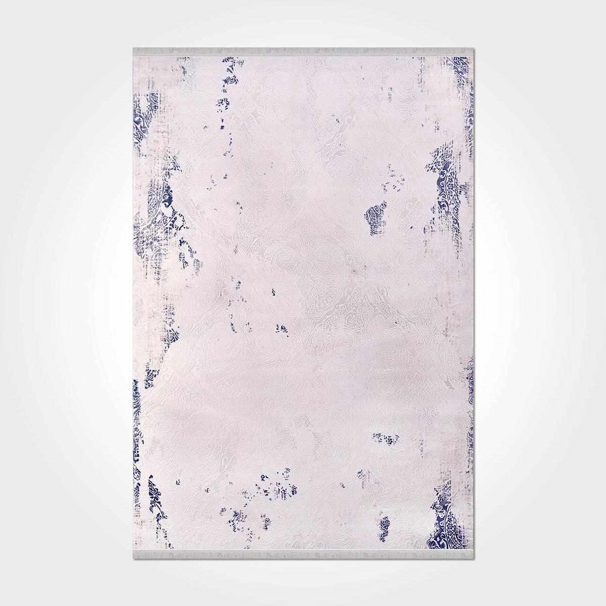 Crea Halı Galaxy 13551K Krem 11 mm Akrilik-Bambu Toz Tutmaz Yıkanabilir Orta Dikdörtgen Makine Dokuma Salon Halısı 110x110 cm