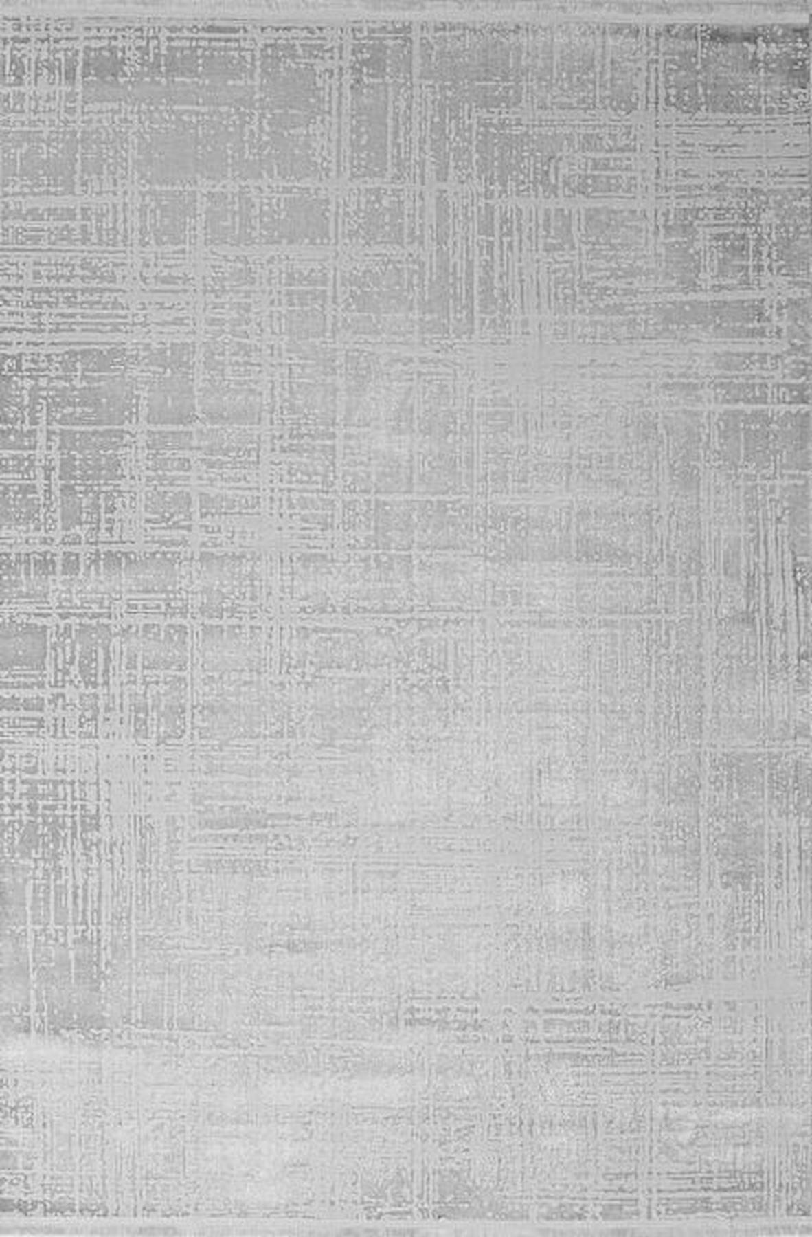 Gümüşsuyu Venita 11961 Gri 5 mm Polyester Toz Tutmaz Yıkanabilir İnce Kaymaz Dikdörtgen Makine Dokuma Salon Halısı 120x170 cm