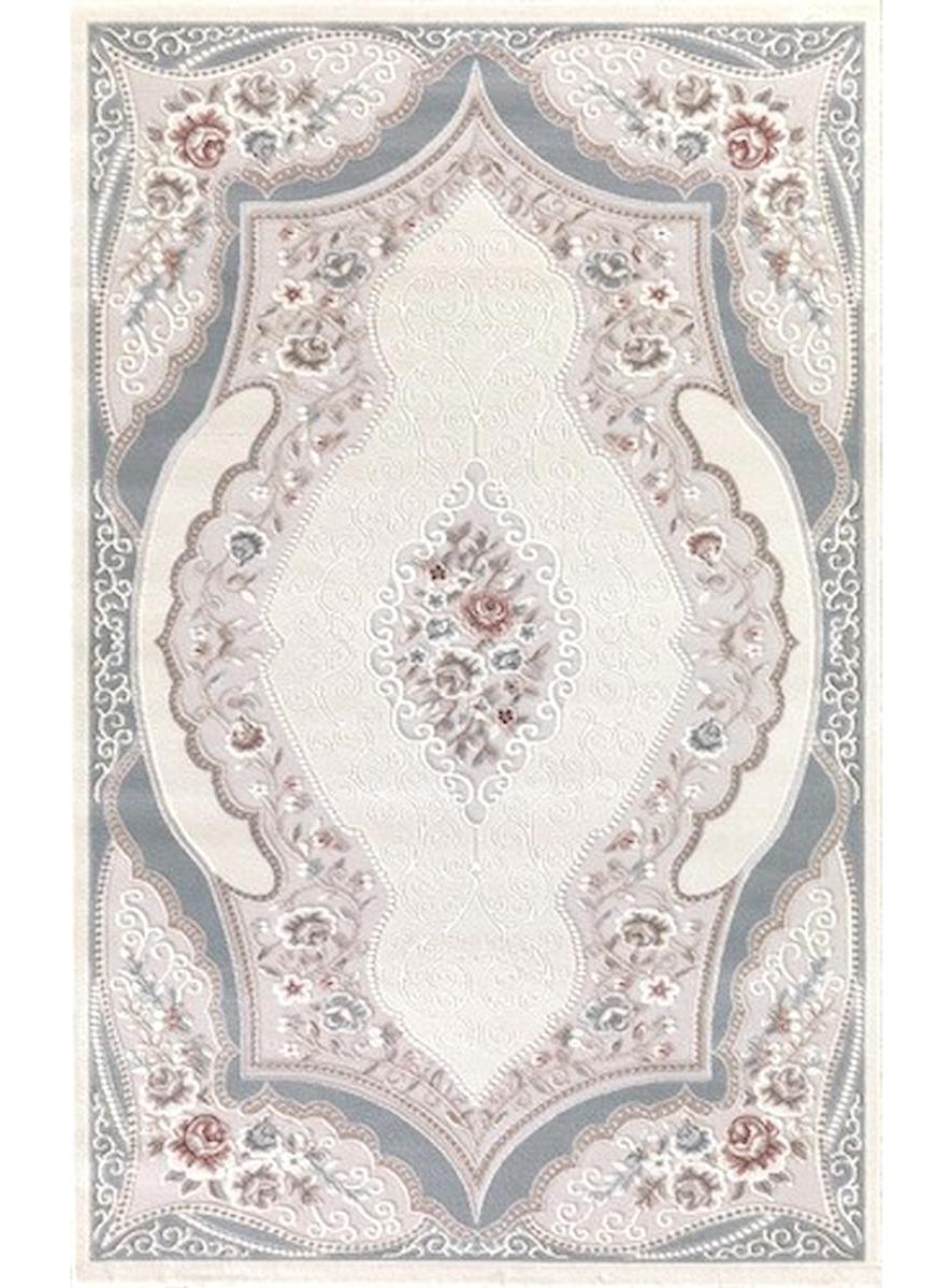 Merinos Resital RS006 Çok Renkli 8 mm Akrilik Toz tutmaz Yıkanabilir İnce Kaymaz Dikdörtgen Makine Dokuma Salon Halısı