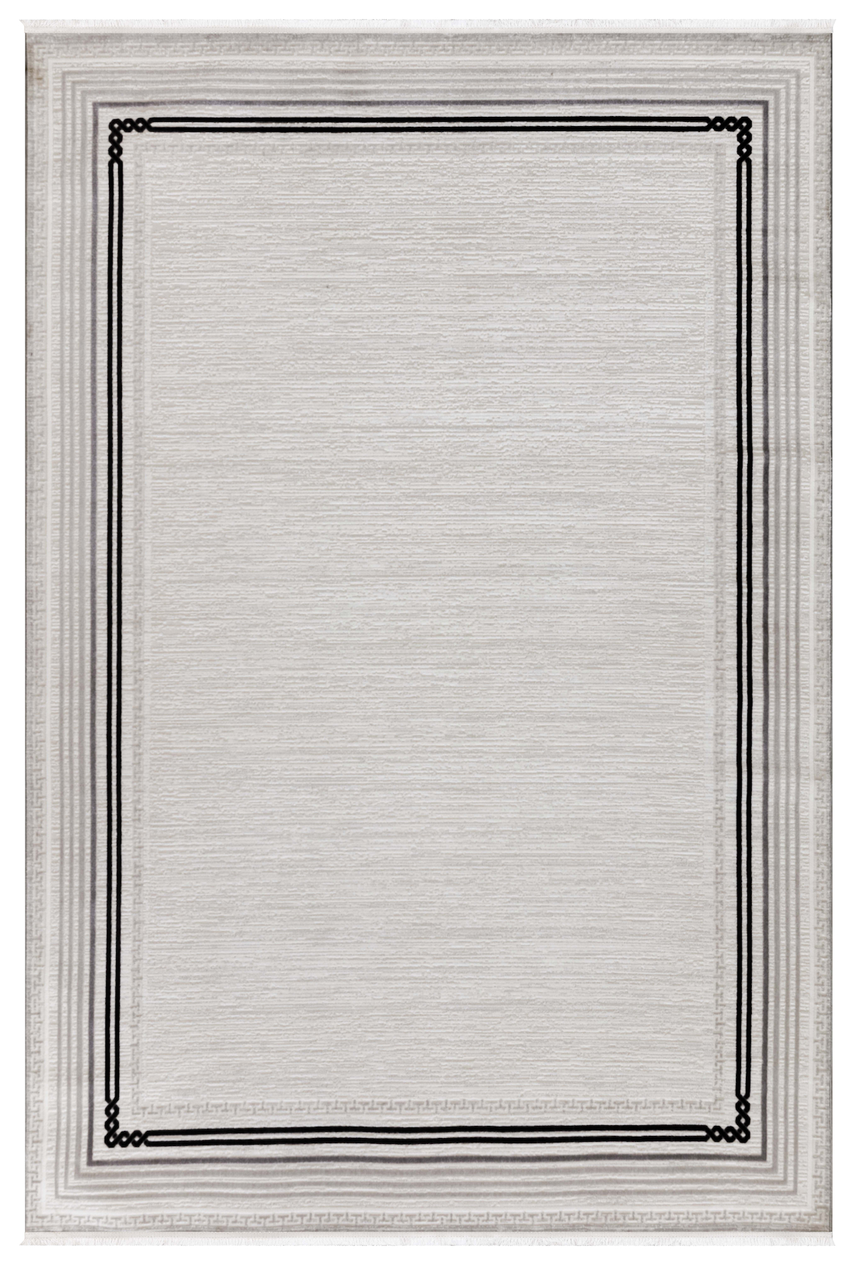 İpek Mekik Halı Morita 1685A Bej 5 mm Polyester Yıkanabilir İnce Kaymaz Pamuk Taban Geometrik Dikdörtgen Makine Dokuma Antre-Çocuk Odası-Salon-Yatak Odası Halısı 80x150 cm