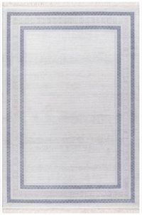 Dinarsu Arora 64879 Mavi 10 mm Akrilik Silinebilir Yıkanabilir Orta Kaymaz Dikdörtgen Makine Dokuma Oturma Odası-Salon Halısı 100x150 cm