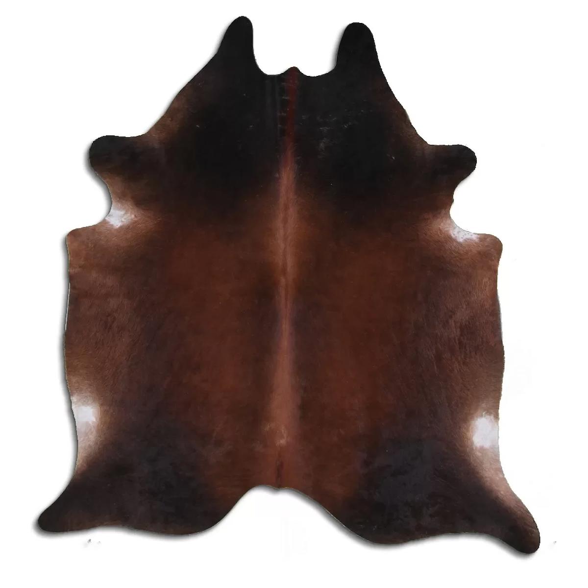 Fiesta Leather Art 67000 Krem 51 mm Deri Toz Tutmaz Yıkanabilir İnce Kaymaz Deri Taban Oval Makine Dokuma Salon Halısı 100x180 cm
