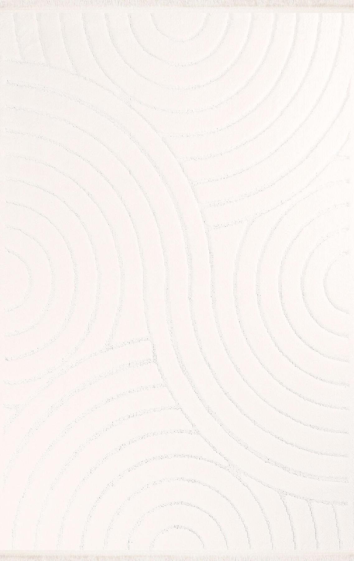 Nexus Thalia 656 Çok Renkli 12 mm Polyester Yıkanabilir Kalın Dikdörtgen Makine Dokuma Salon Halısı 120x180 cm