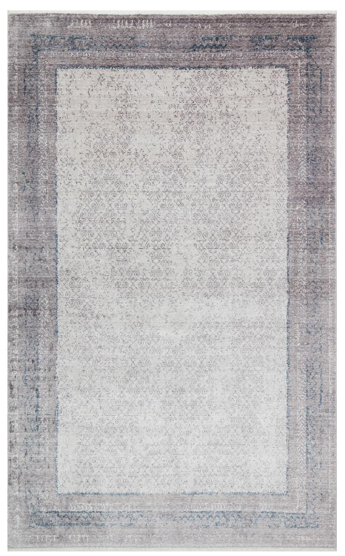 Eko Halı Mystic MS04 Gri 7.5 mm Akrilik Silinebilir Yıkanabilir Orta Kaymaz Dikdörtgen Makine Dokuma Oturma Odası-Salon Halısı 200x300 cm