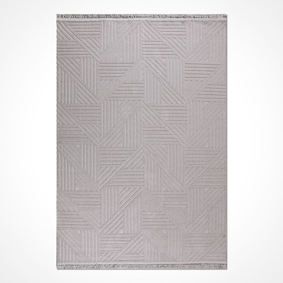 Crea Halı Tuana TY04 Krem 9 mm Polyester Toz Tutmaz Yıkanabilir Orta Dikdörtgen Makine Dokuma Salon Halısı 100x300 cm