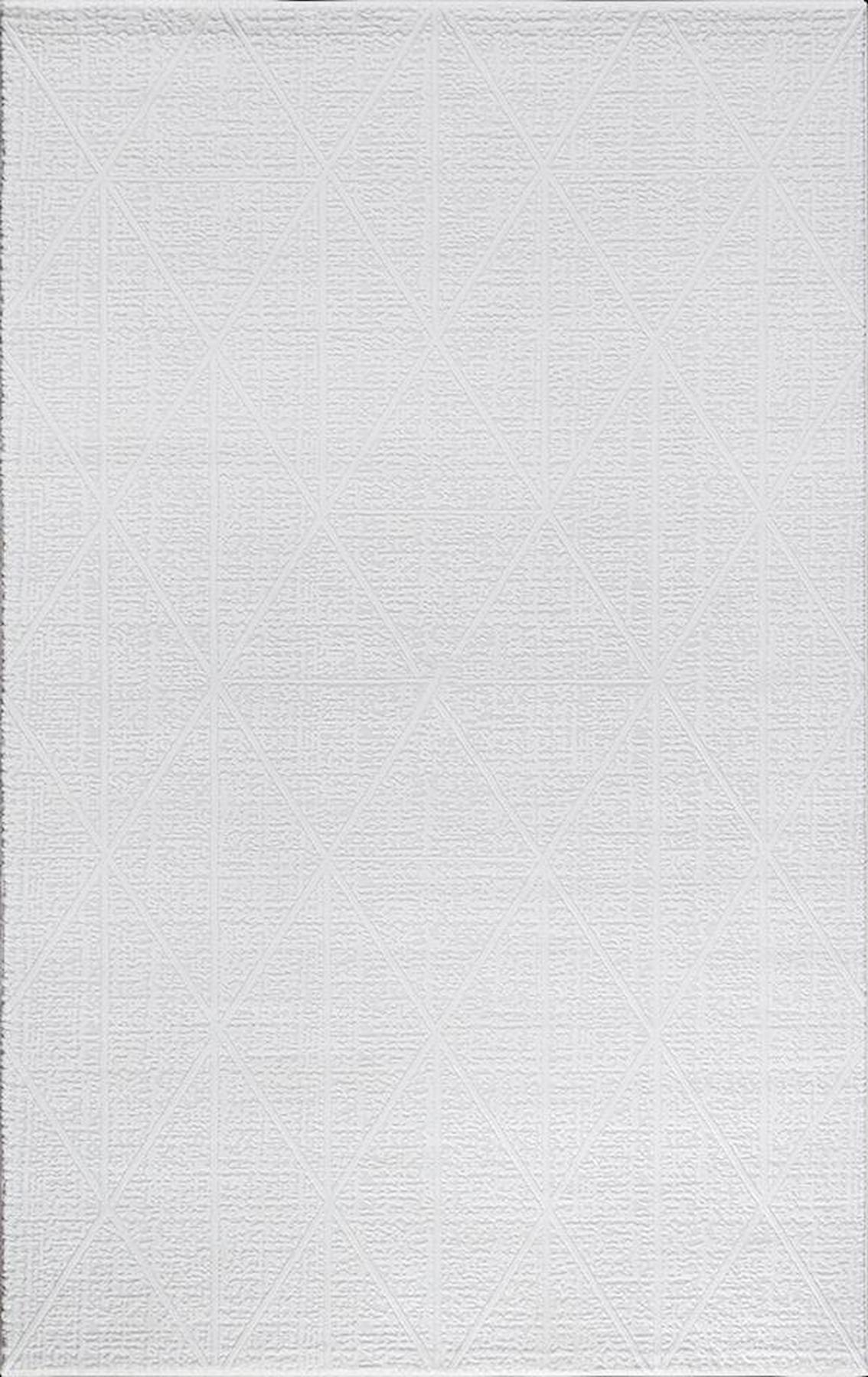 Merinos Urla 64948 Krem 12 mm Akrilik Yıkanabilir İnce Kaymaz Dikdörtgen Makine Dokuma Salon Halısı 160x230 cm