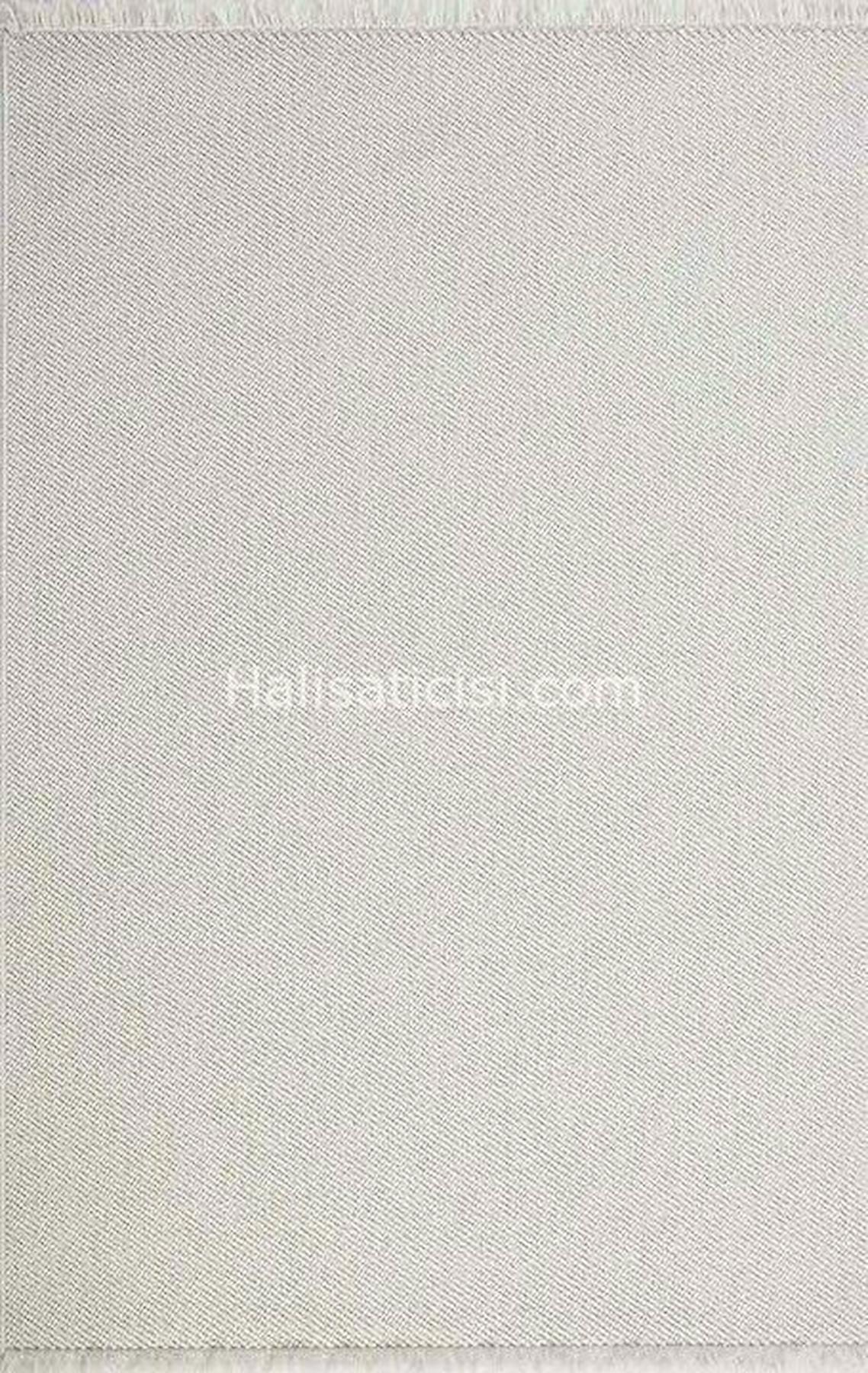 Gümüşsuyu Deco Point 15767 Krem 6 mm Pamuk-Polyester Toz Tutmaz Yıkanabilir İnce Kaymaz Dikdörtgen Makine Dokuma Salon Halısı 120x200 cm