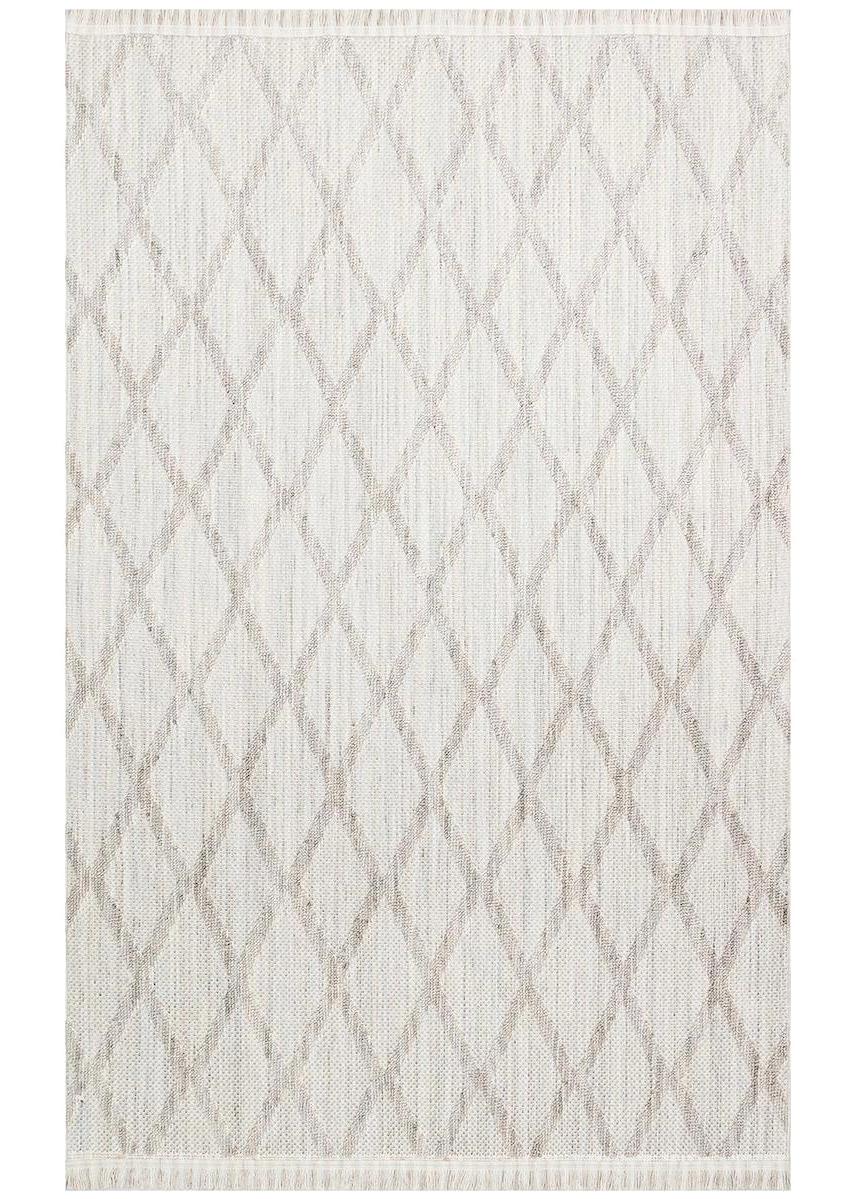 Eko Halı Cozy CZY04 Gri 12 mm Polyester Silinebilir Yıkanabilir Orta Kaymaz Dikdörtgen Makine Dokuma Salon Halısı 80x120 cm